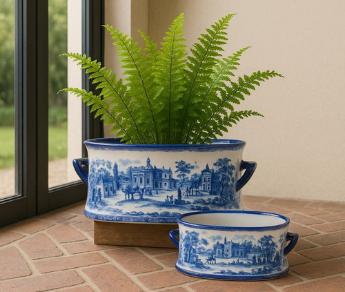 Set blue and white - blue,