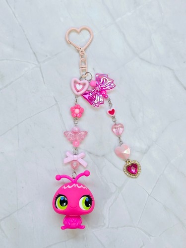 Handmade lps keychain beaded - handmade,