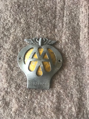 Vintage car badge - car,