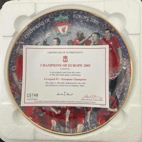 Commemorative liverpool plate - commemorative,