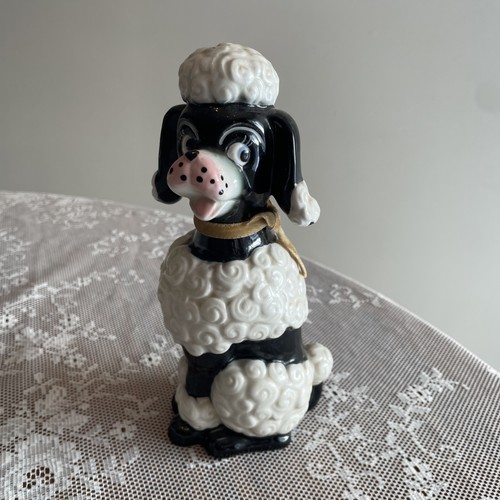 Vintage poodle kitschy ceramic - vintage,