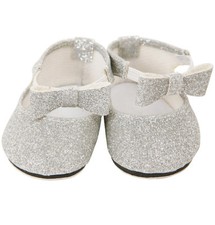 Dolls silver tap shoes cm - silver,