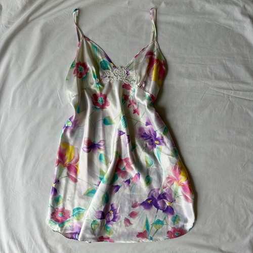 Vintage floral slip dress - floral,