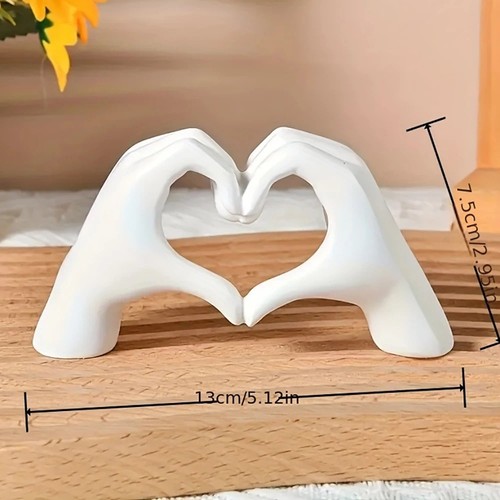 Heart resin ornament love - heart,