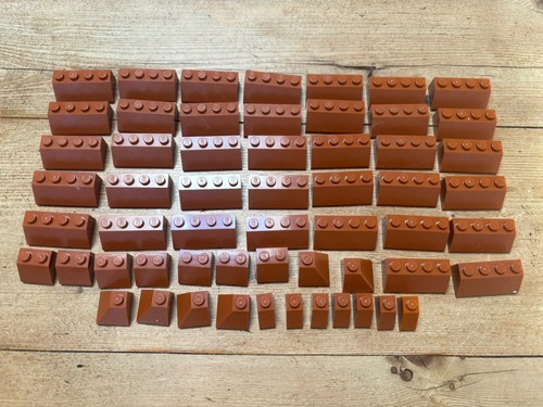 Lego reddish brown slope roof - slope,