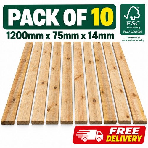 Wooden profile boards - x,