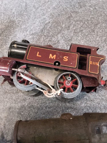 Vintage tinplate train set - set, lms