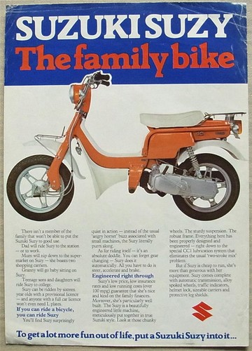 Suzuki suzy 49cc moped - suzy,