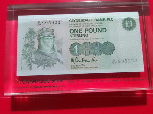 Clydesdale bank plc dated - £1,