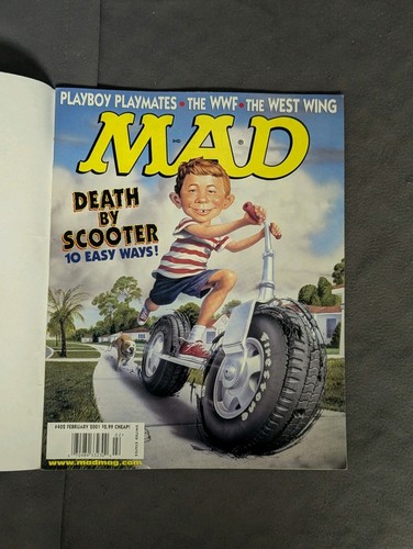 February 2001 mad - february, magazine