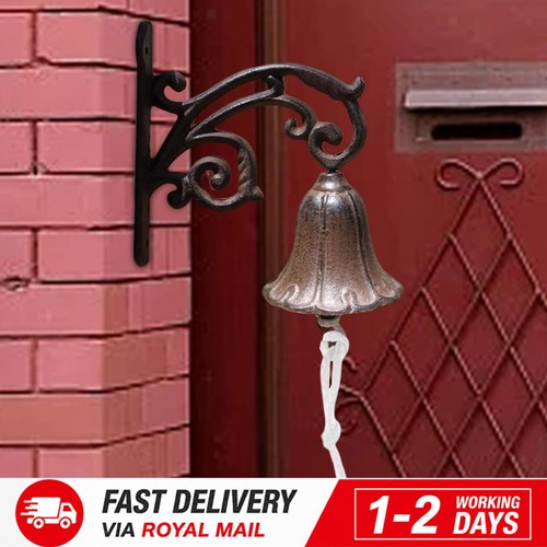 Wall mounted bell vintage cast - wall,