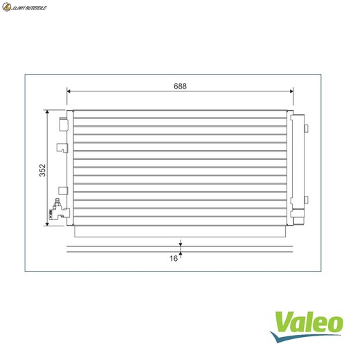 Condenser air conditioning - condenser,