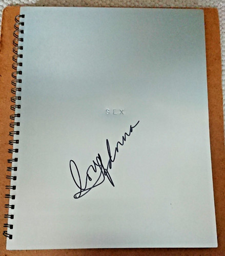 Madonna signed sex book - madonna, sex-