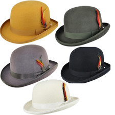 100 wool mens black - mens, bowler