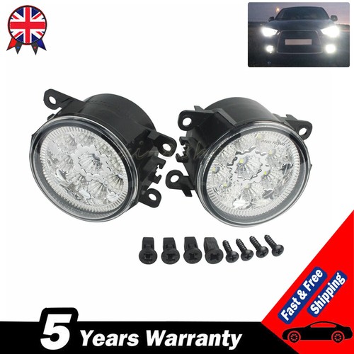Led white pair front - white, fog