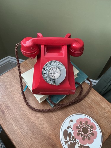 Atm 1950s red bakelite - atm,