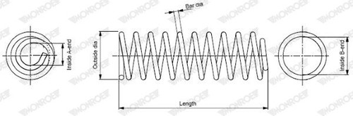 Suspension spring fits - suspension,
