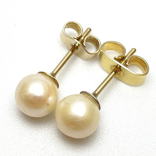 Vintage ciro faux pearl stud - vintage,