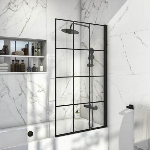 Grid bath screen shower - bath, door