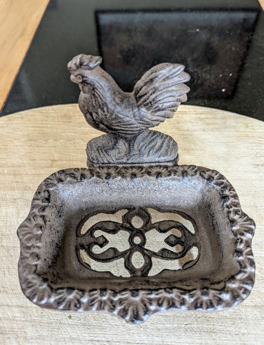Cast iron rooster - cast,