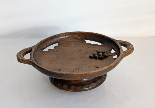 Vintage wooden grape - wooden,