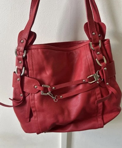 Vintage red lamarthe shoulder - red,