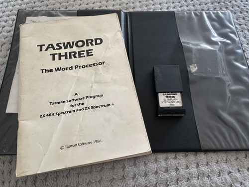 Sinclair spectrum tasword - sinclair,