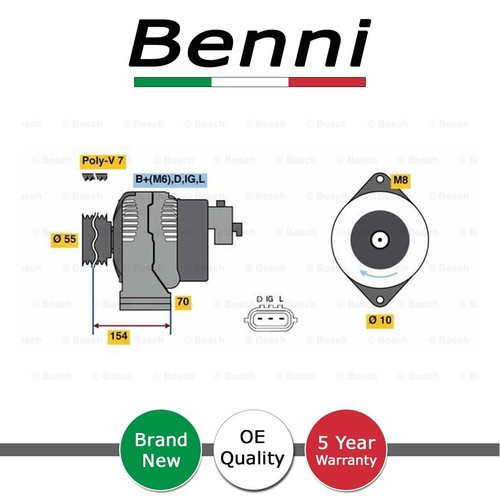 Alternator benni fits - benni,
