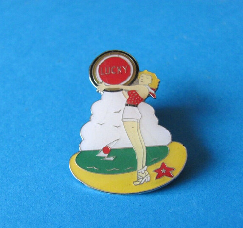 Lucky strike cigarette - lucky, girl