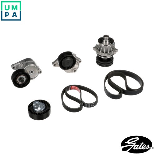 Water pump vribbed - water, belt