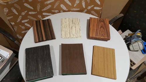 Engineered veneer samples - engineered,