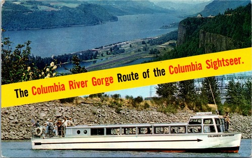 Postcard columbia river - or,