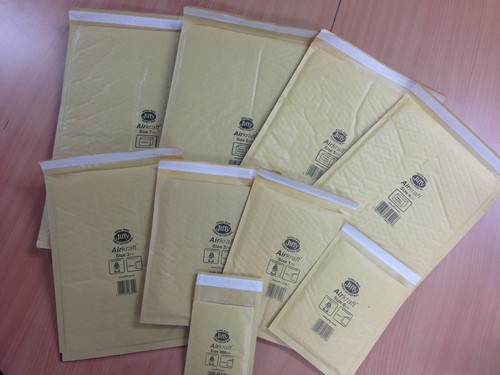 Genuine gold jiffy bags all - genuine, 'gold'