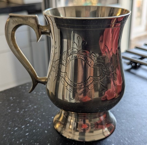 Vintage s silver brass - silver,