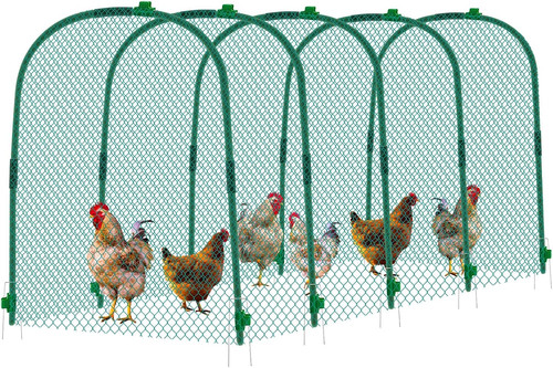 Large chicken tunnel coop run - tunnel,