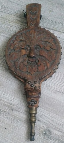 Antique fire bellows hand - antique,