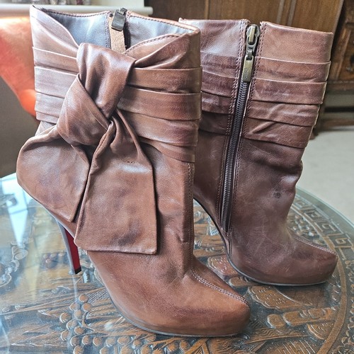 Faith boots brown ankle - boots, uk