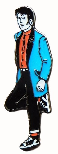 Teddy boy pin - teddy, badge