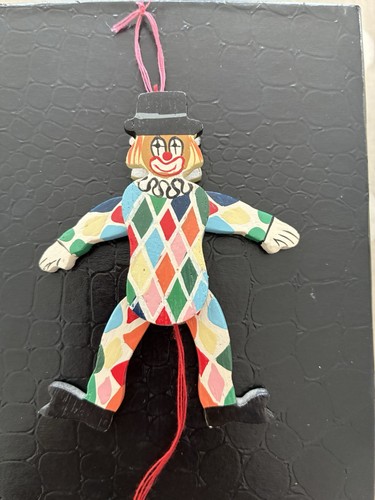 Vintage jumping jack clown - jumping,