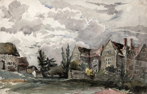 Watercolour painting west - watercolour,