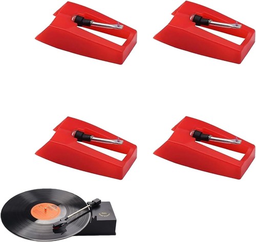 Pack record player needle - record,