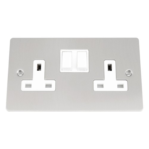 Amp wall plug socket single - wall,