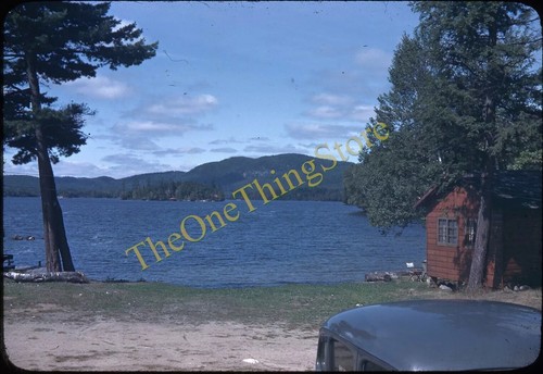 Lake george cabin - lake, car
