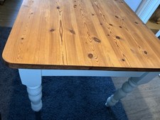 Victorian pine table good - victorian,