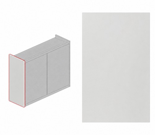 Plant kitchen wall end - kitchen,