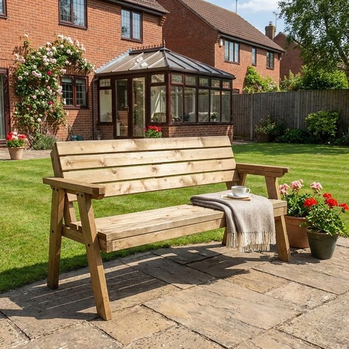 Garden bench outdoor seating - garden,