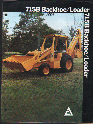Allis chalmers 715b - allis-chalmers, backhoe