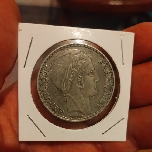 French silver coin 1933 - 1933, 20