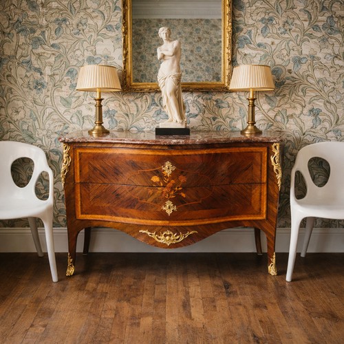 Neapolitan chest drawers - chest, of