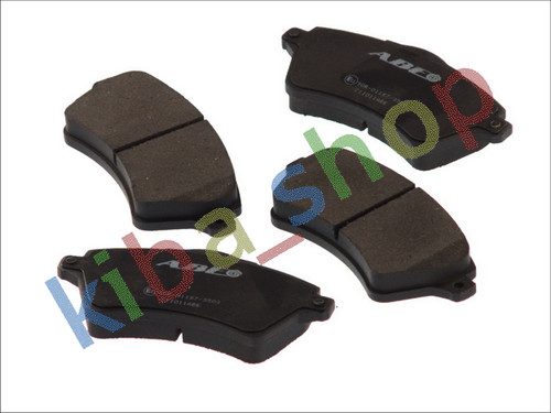 Front axle brake pads set - brake,